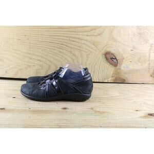 Naot Flats Womens Sz 11.5 Black Leather Timu Ballet Comfort Shoes
